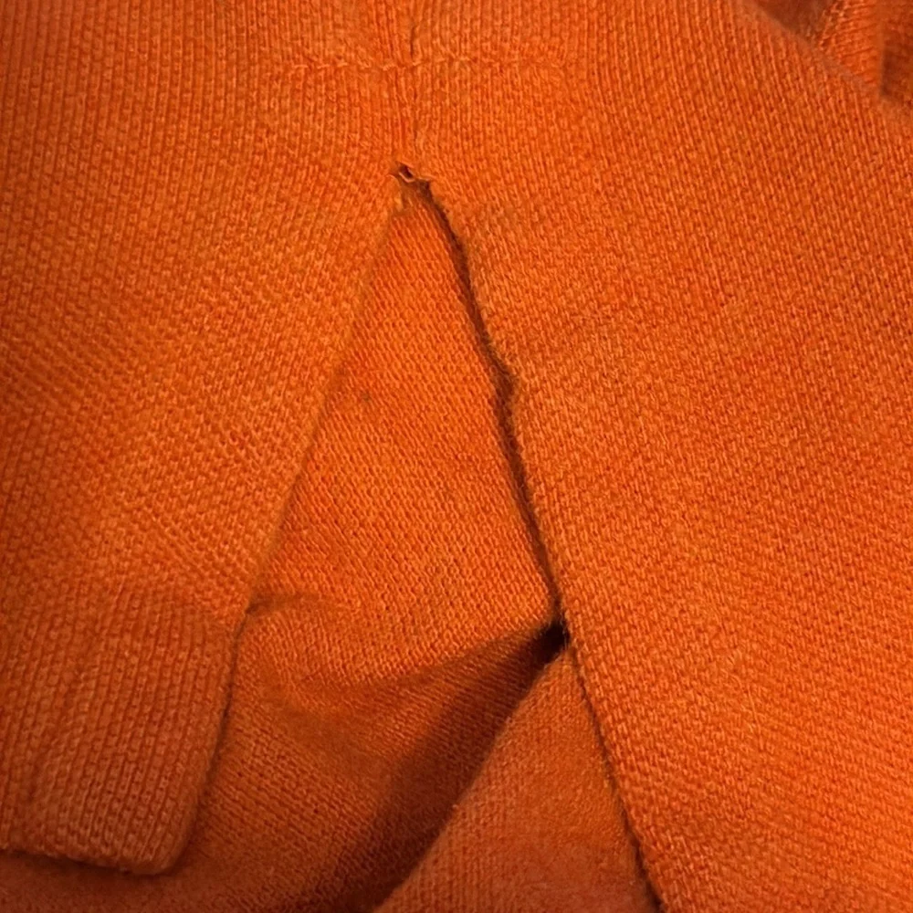 POLO Ralph Lauren orange 100% cotton classic‎ fit men’s polo shirt Sz L